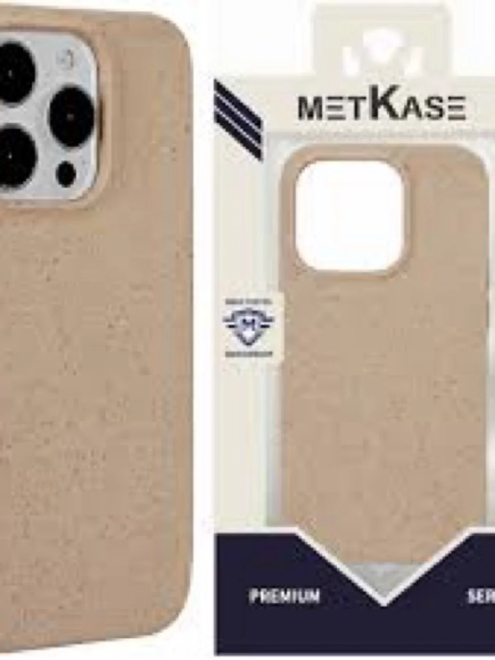 Iphone 15 Pro Metkase Bio-degradable Wheat Fiber Material Design Case